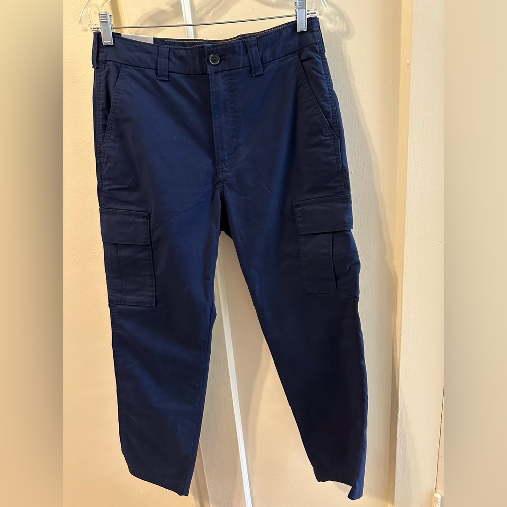 Banana Republic Navy Cargo Pants - Slim Casual Utility
